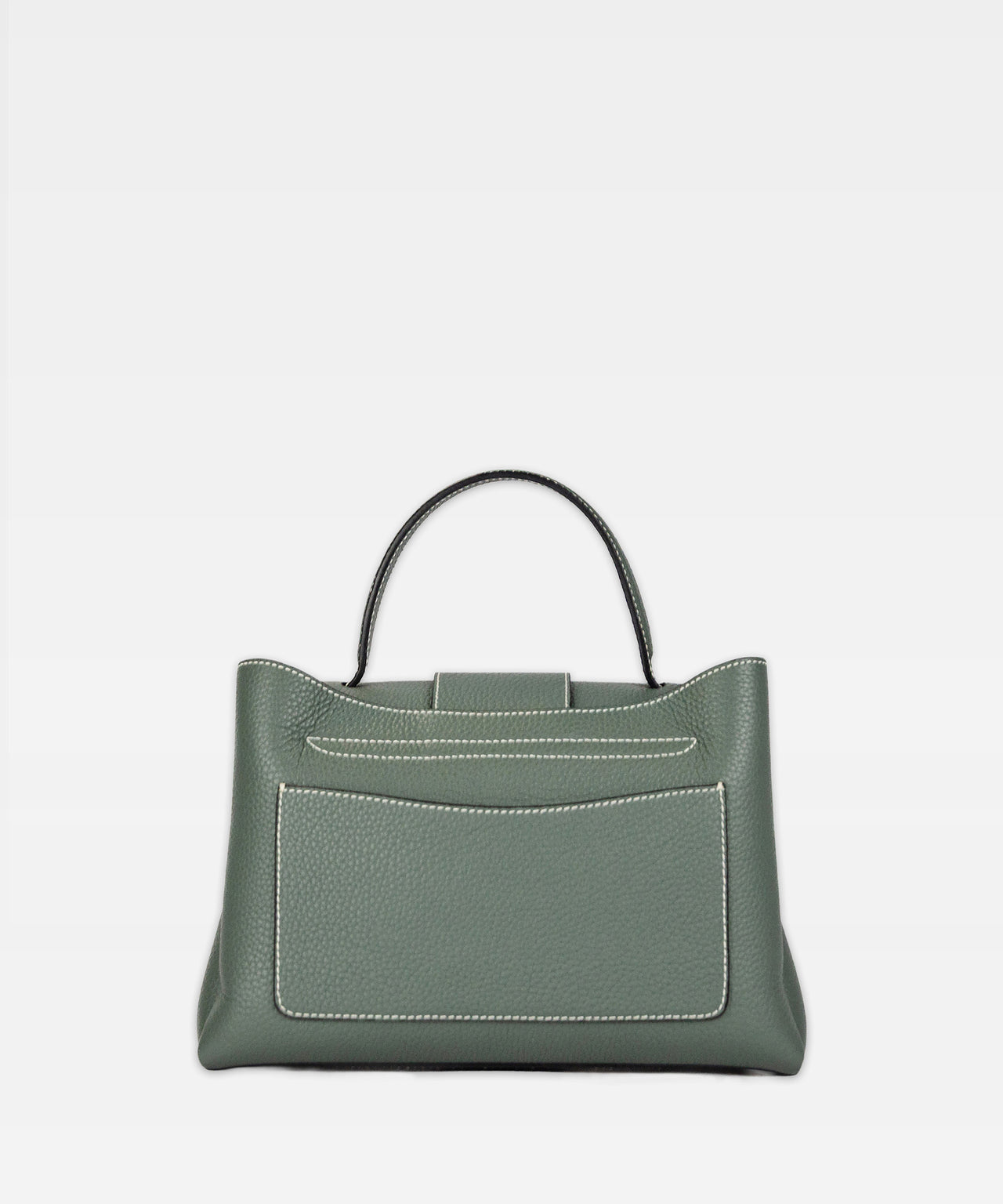 BOSTON BAG IN ALMOND GREEN