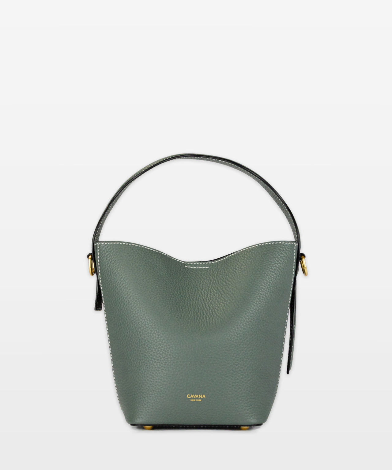 BUCKET IN ALMOND GREEN