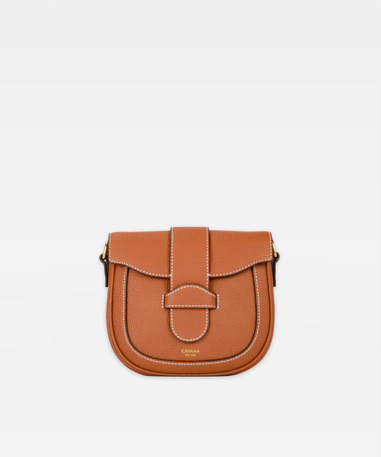 SADDLE BAG IN GOLDEN TAN