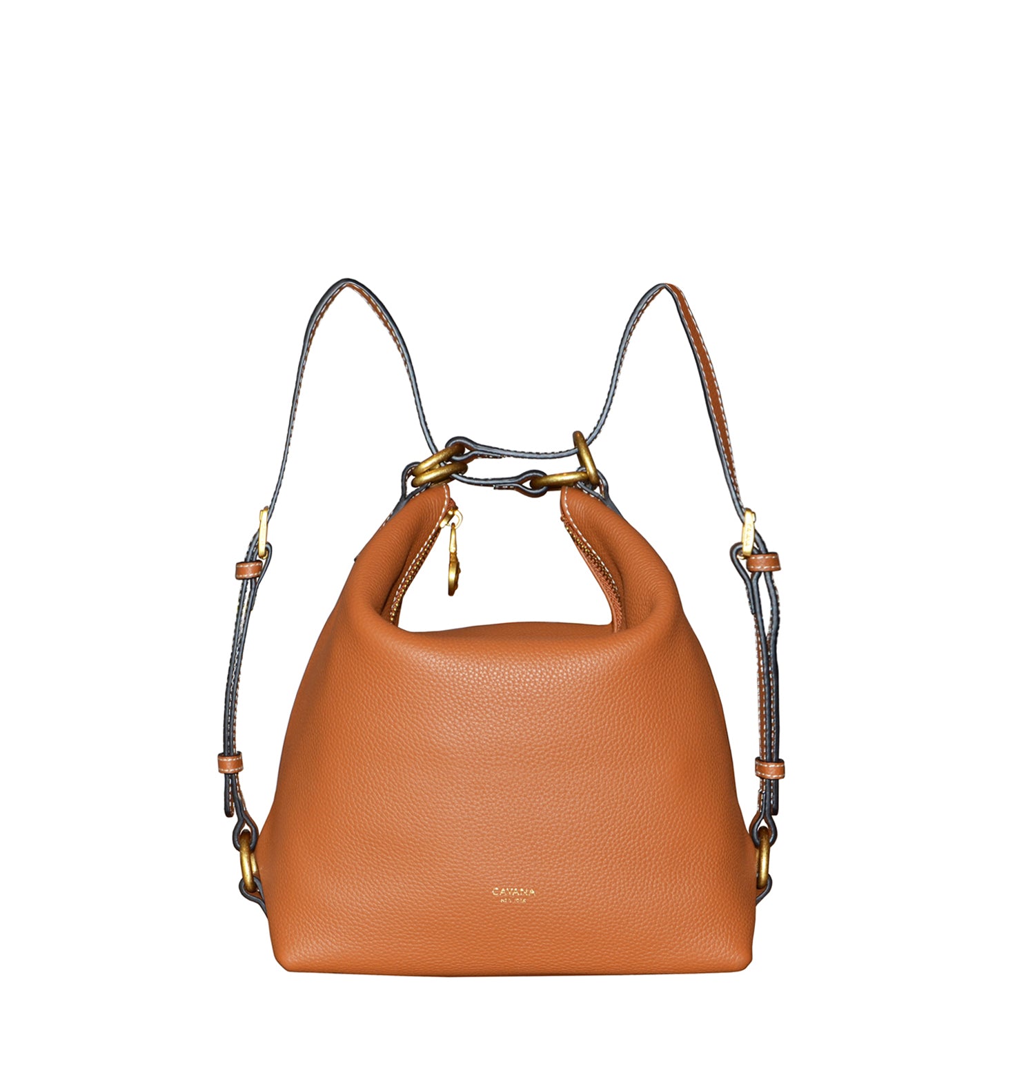 Small tan backpack hot sale