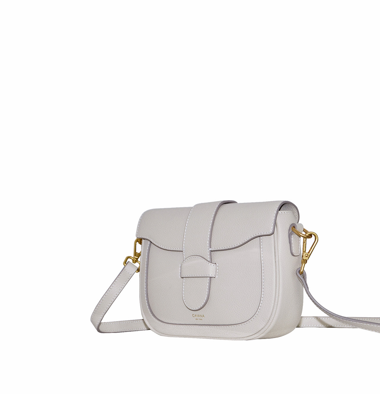 SADDLE BAG (HV) IN PEARL GRAY