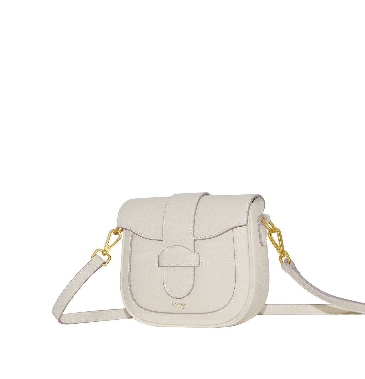 SADDLE BAG IN OFF-WHITE