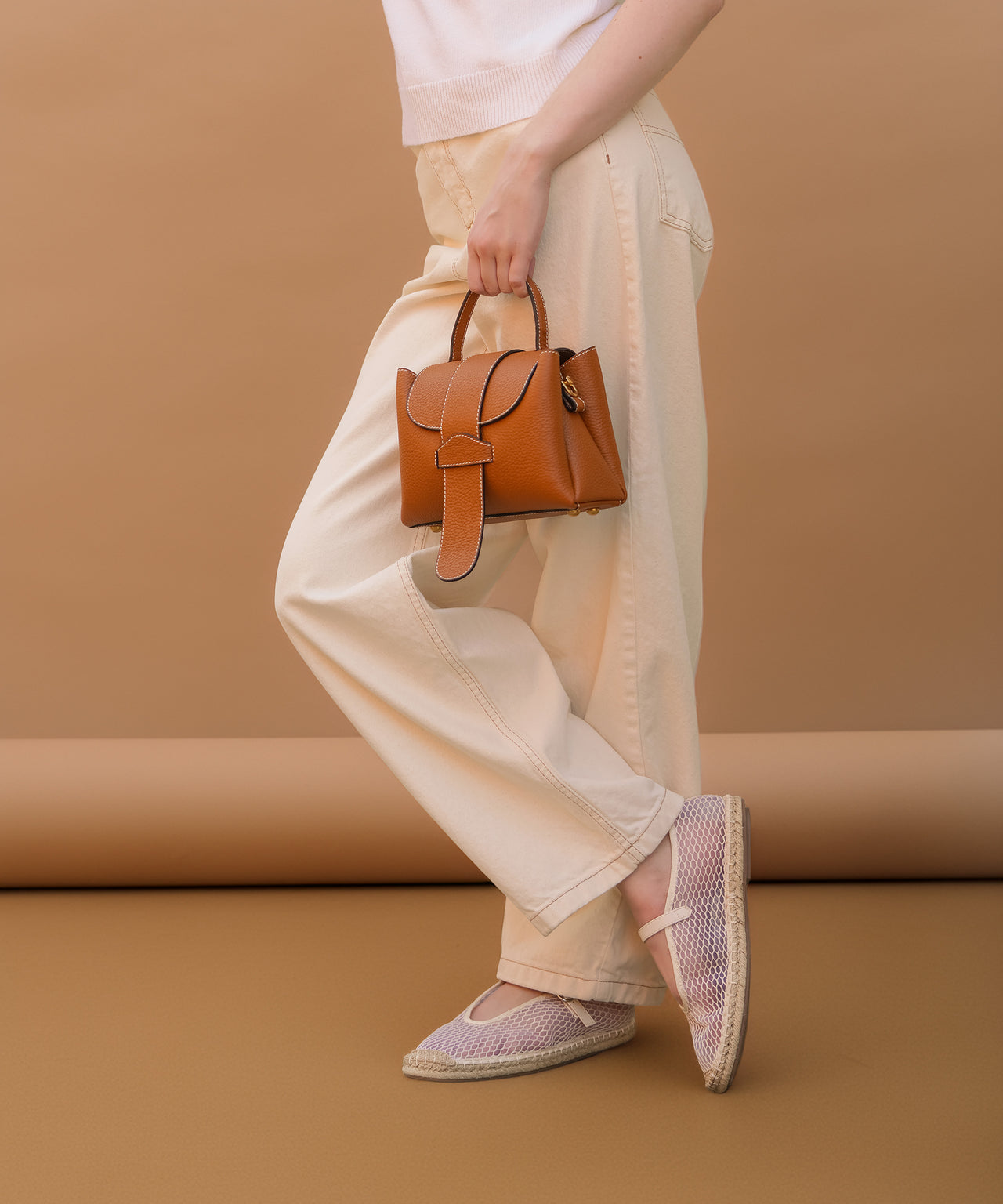 BOSTON NANO IN GOLDEN TAN