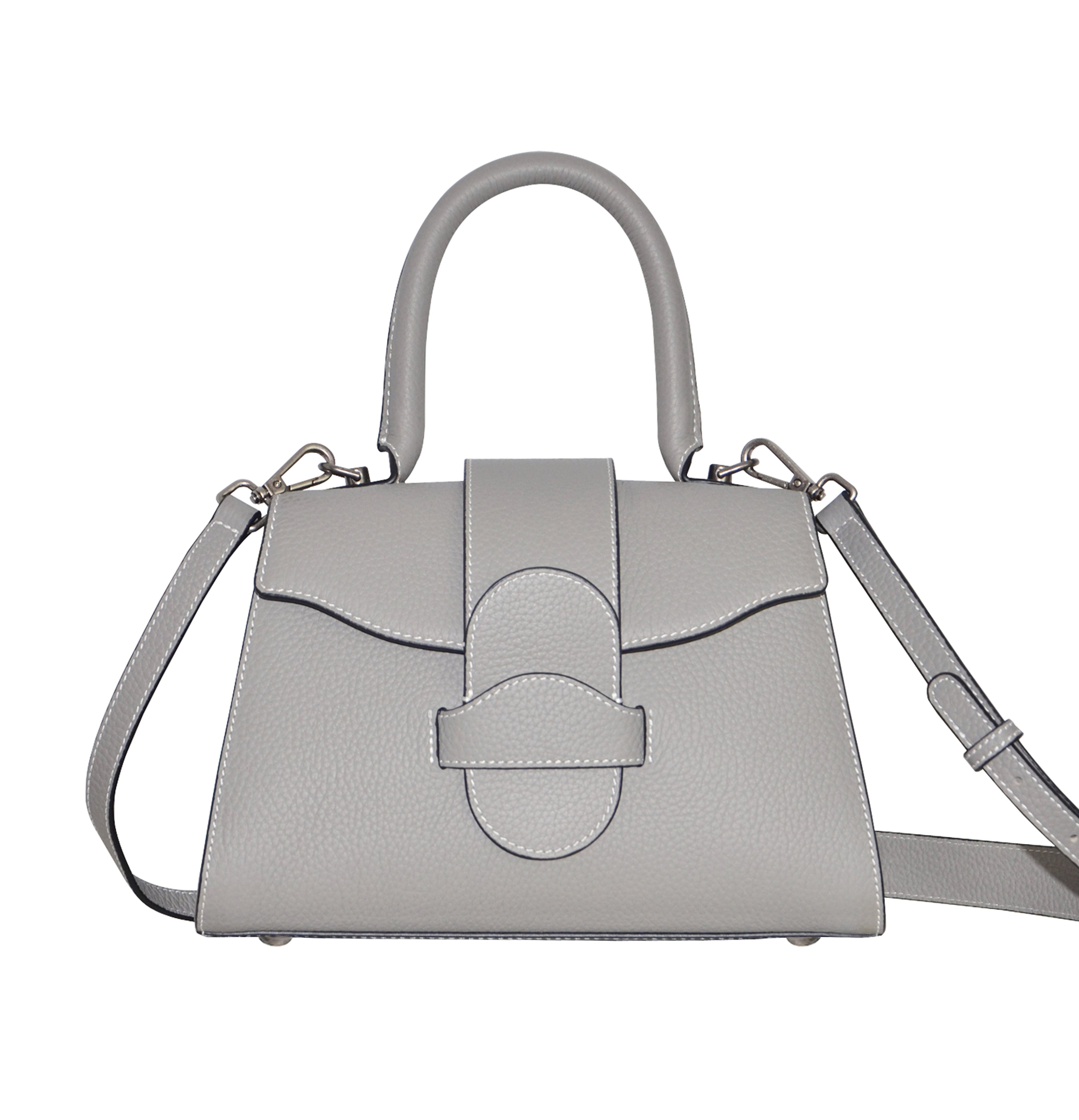 LADY BAG L IN CUSTOM GRAY