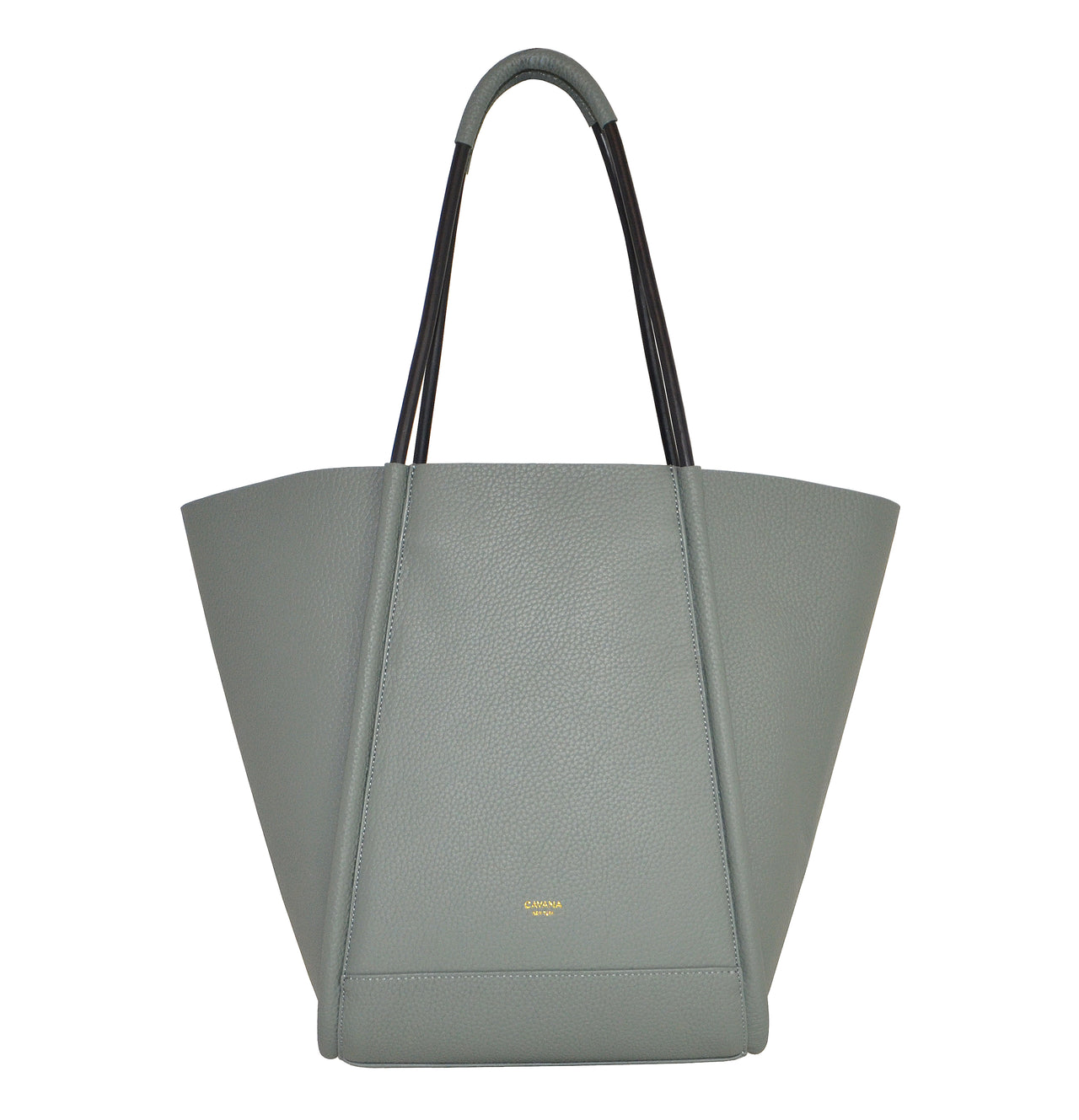 PARIS TOTE IN ALMOND-GREEN