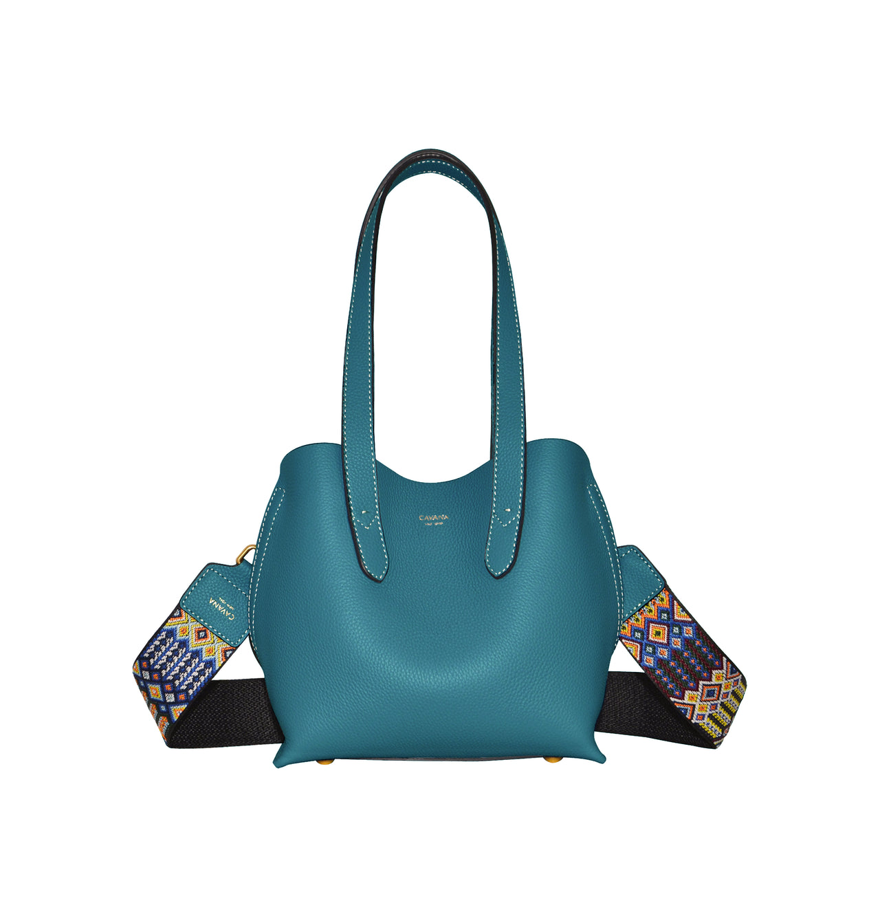 ARCO BAG IN PEACOCK-BLUE