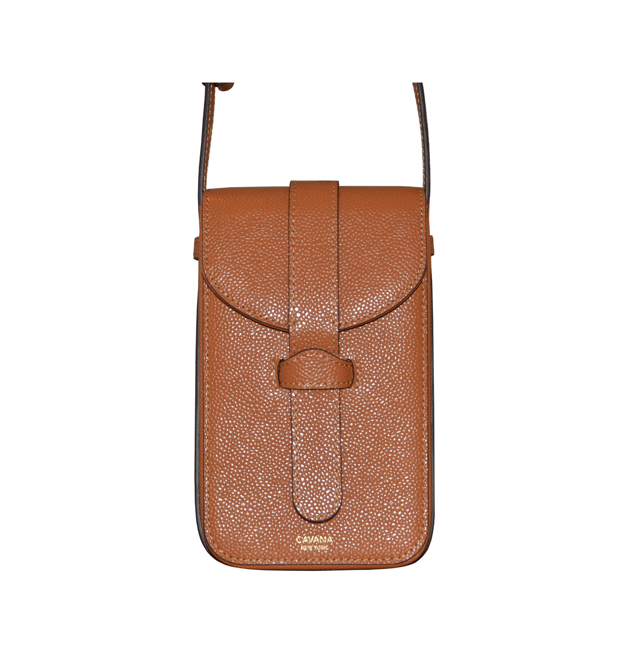 PHONE BAG IN CARAMEL