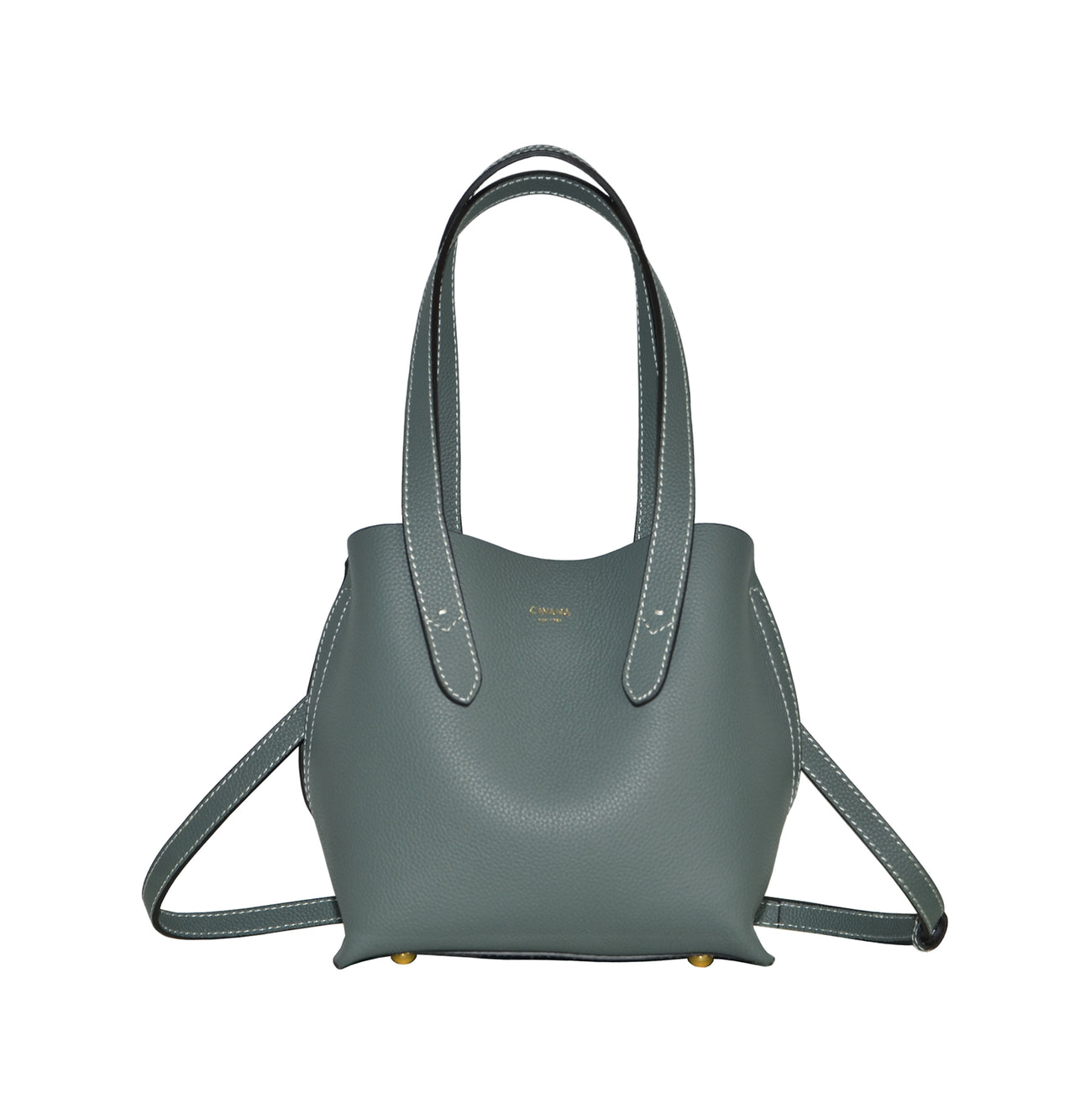 ARCO BAG IN ALMOND-GREEN